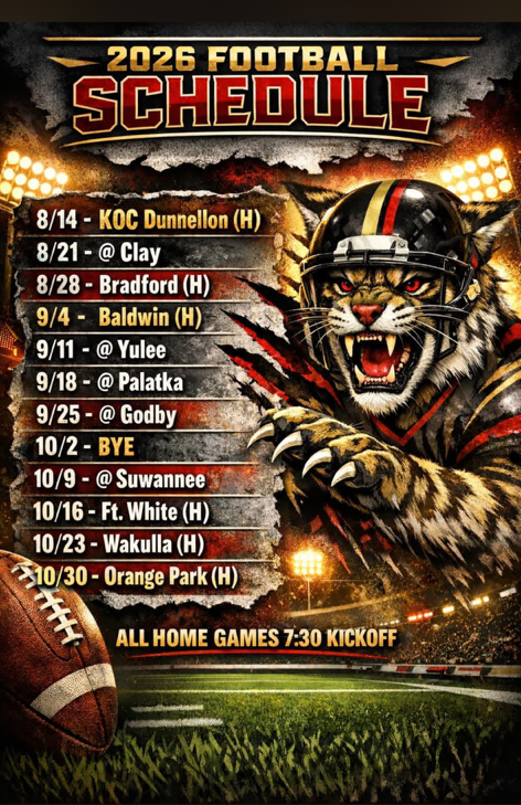 Baker County 2022-2023 Football Schedule